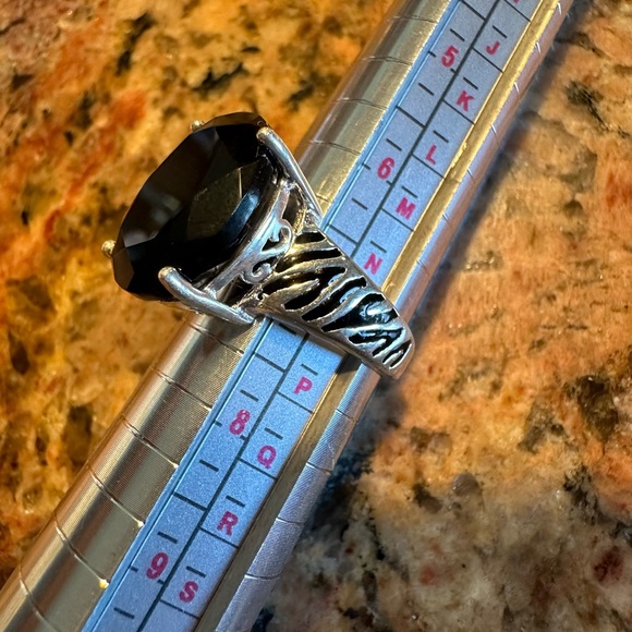 David Sigal black agate ring - Picture 8 of 8